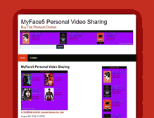 Tablet Screenshot of myface5.com